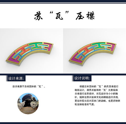 文創(chuàng)產(chǎn)品設(shè)計蘇州園林胸針設(shè)計