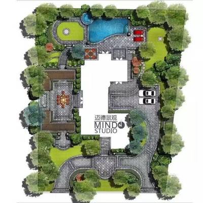 最全的園林庭院景觀(guān)設(shè)計(jì)(內(nèi)附100張平面效果圖)